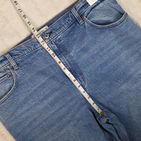 Abercrombie And Fitch Ultra High Rise Jeans The '90s Straight Size 18 - Picture 14 of 15